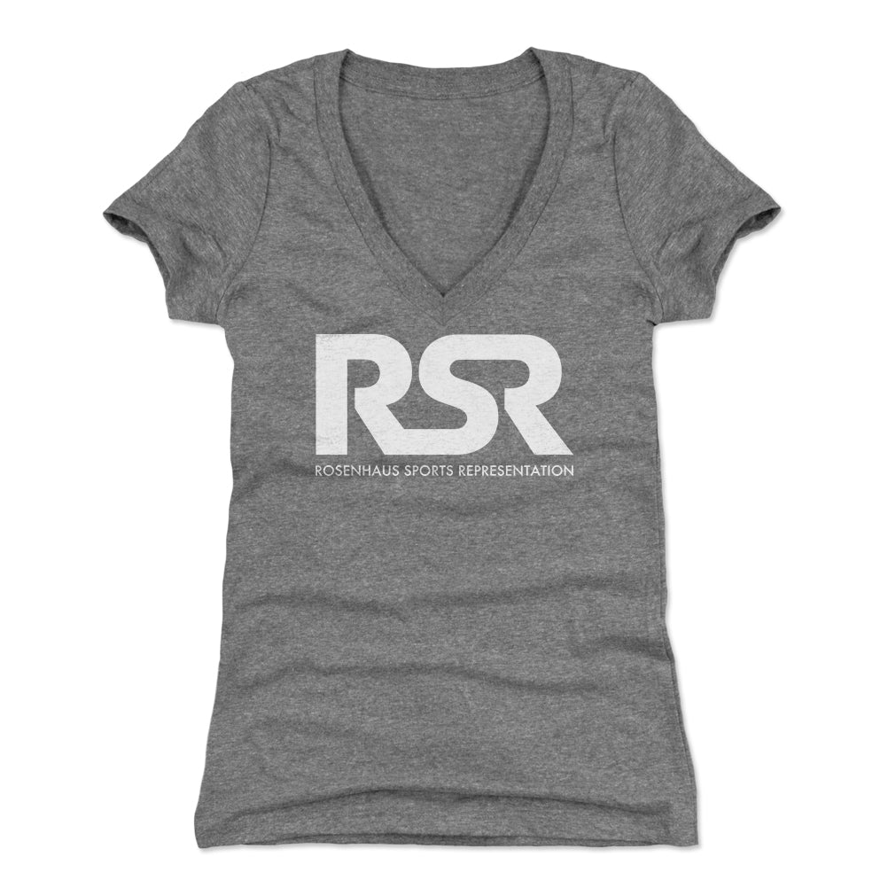 Rosenhaus Sports Women's V-Neck T-Shirt | 500 LEVEL